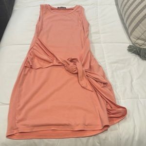 Peach wrap k or dress